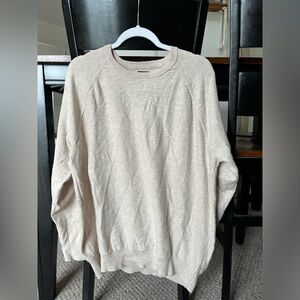 J. Crew 100% Cotton Cream Sweater